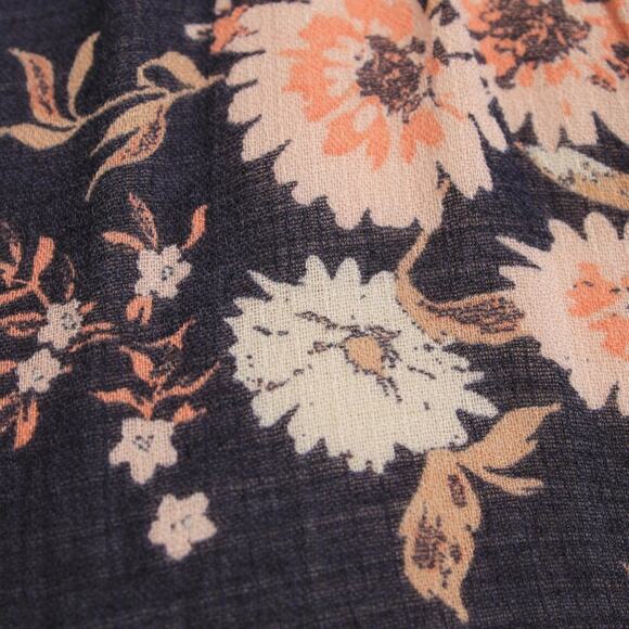 Lucky Brand Women's Blouse Floral Print Long Bell Sleeves Size Medium - Picture 6 of 14